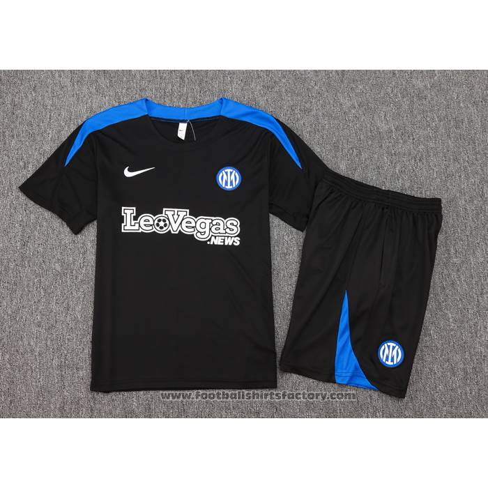 Tracksuit Inter Milan Short Sleeve 2024-2025 Blue - Shorts